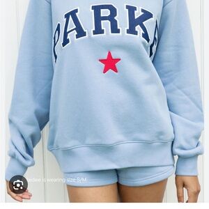 Blue PARKE Women's Sweatshirt